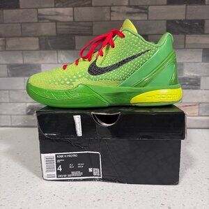 Nike Kobe 6 Protro Grinch 🎄🔥 Size 4 Rare Colorway